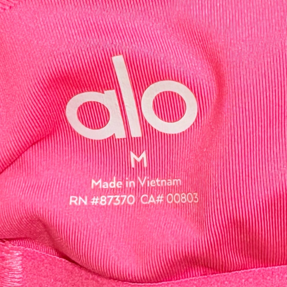 Alo Yoga Airlift pink Sports Bra M - Picture 2 of 4